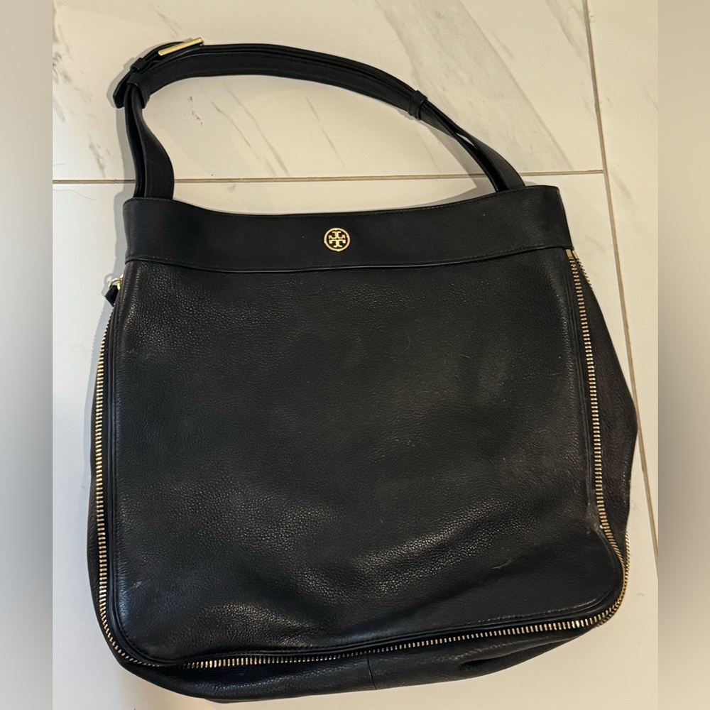 Tory Burch Top Handle Black Hobo